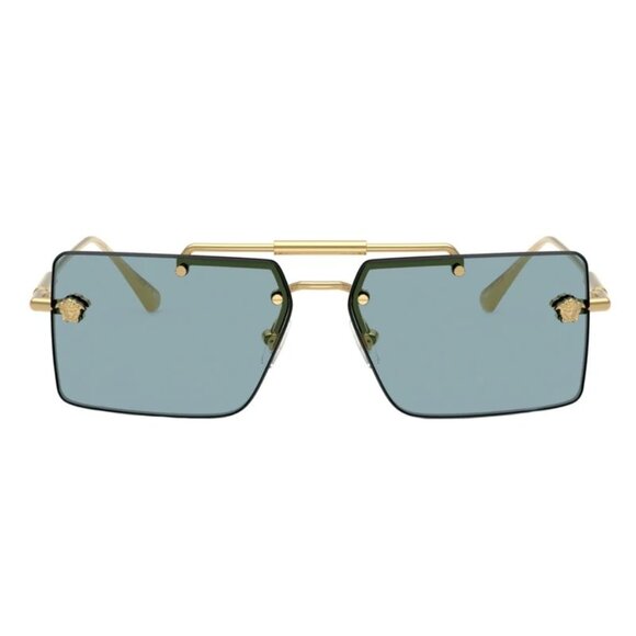 NEW VERSACE SUNGLASSES GOLD WOMEN EYEWEAR